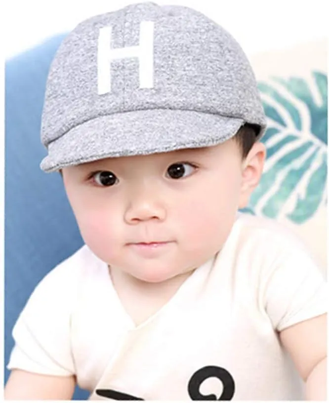 Baby Baseball Cap Striped Sun hat Letter Sun Protection Hat Infant Toddler Baby Boy Cotton Kids Children Adjustable Hats