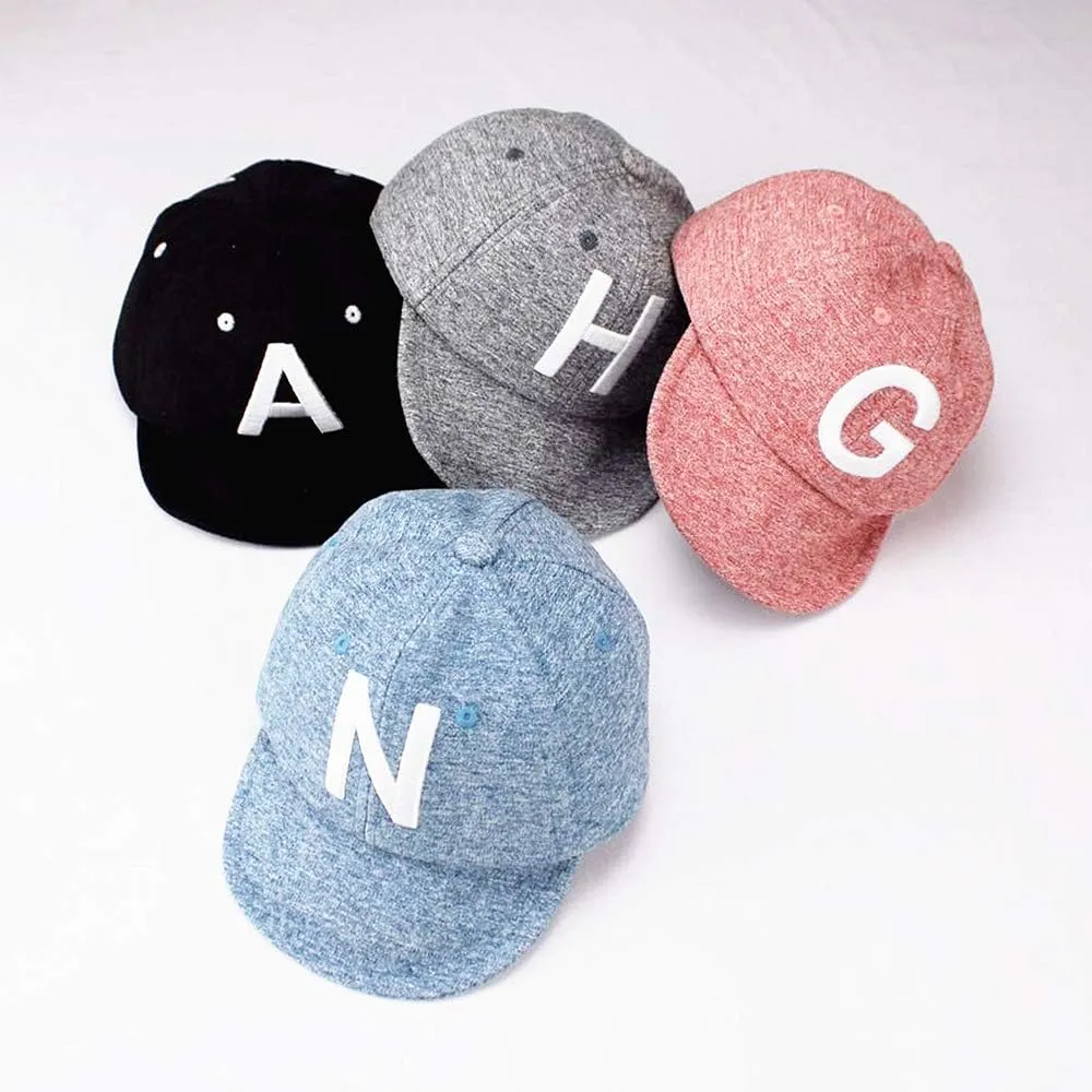 Baby Baseball Cap Striped Sun hat Letter Sun Protection Hat Infant Toddler Baby Boy Cotton Kids Children Adjustable Hats