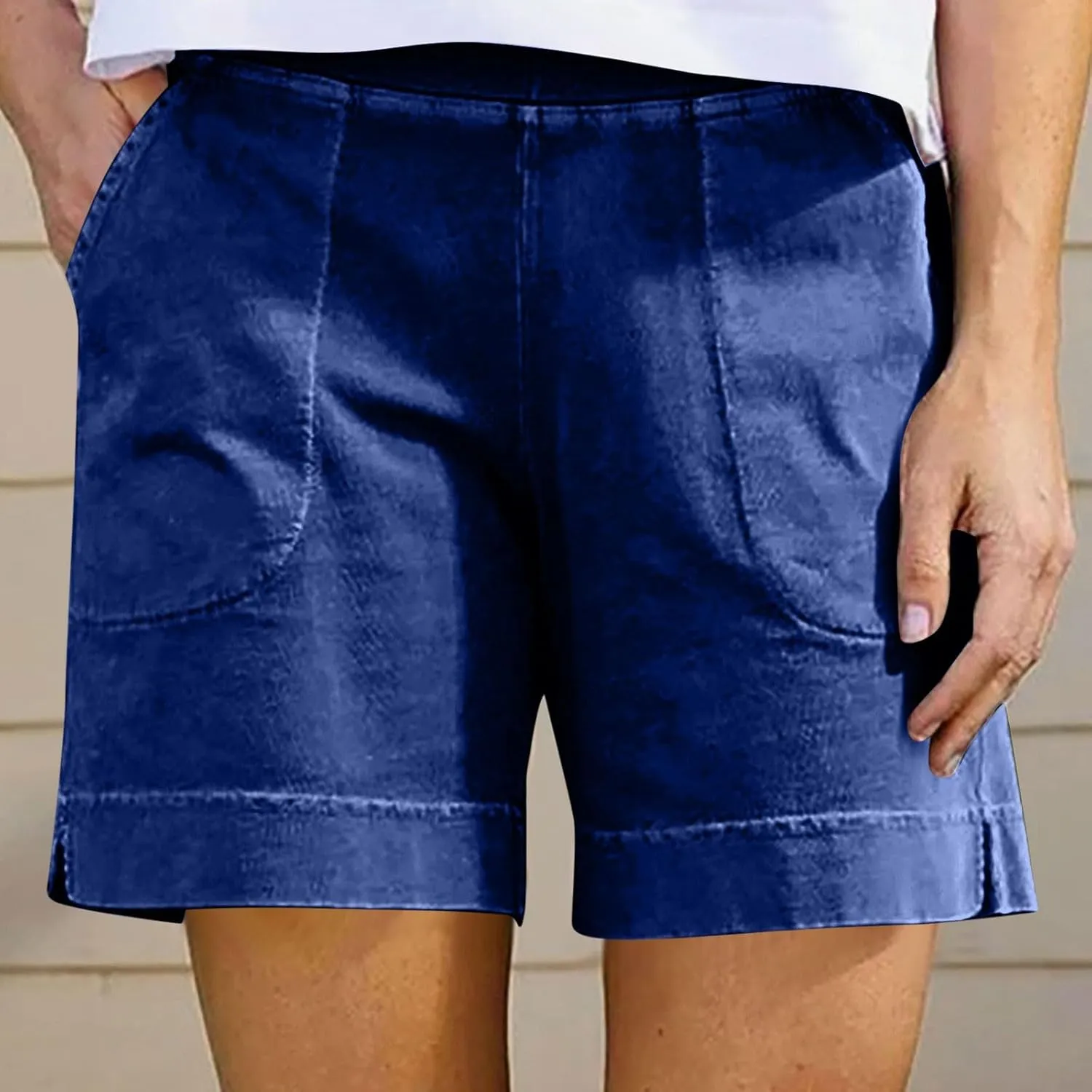 Bermuda Shorts for Women 2025 Summer Trendy Casual Comfy Relaxed Fit Long Shorts