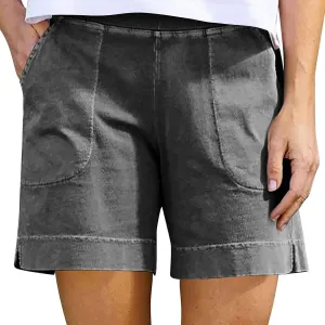 Bermuda Shorts for Women 2025 Summer Trendy Casual Comfy Relaxed Fit Long Shorts