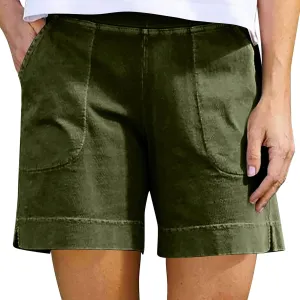 Bermuda Shorts for Women 2025 Summer Trendy Casual Comfy Relaxed Fit Long Shorts