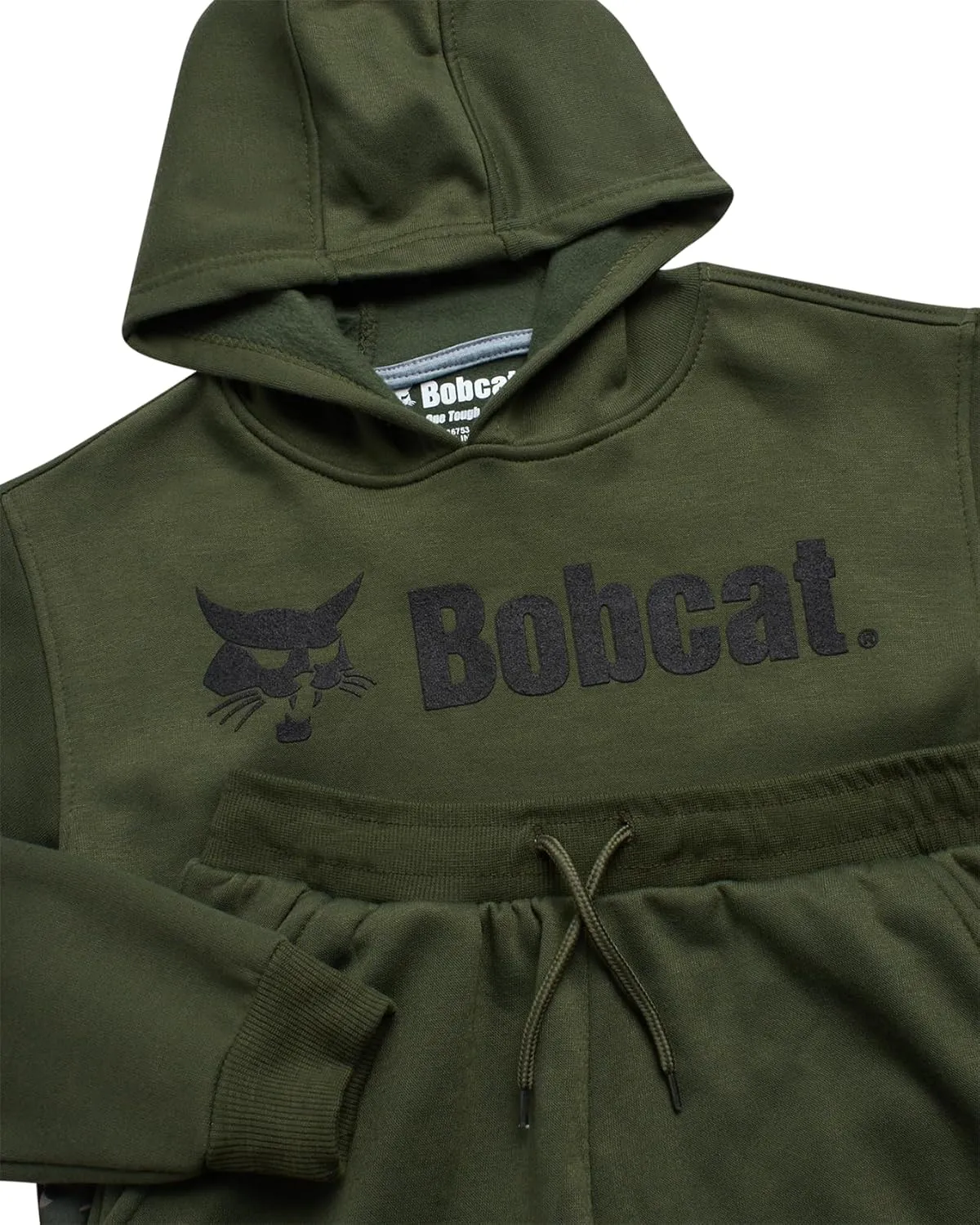 Bobcat Boys' Sweatsuit Set - 2 Piece Fleece Hoodie Sweatshirt and Cargo Jogger Pants - Active Matching Sets for Boys (8-18)