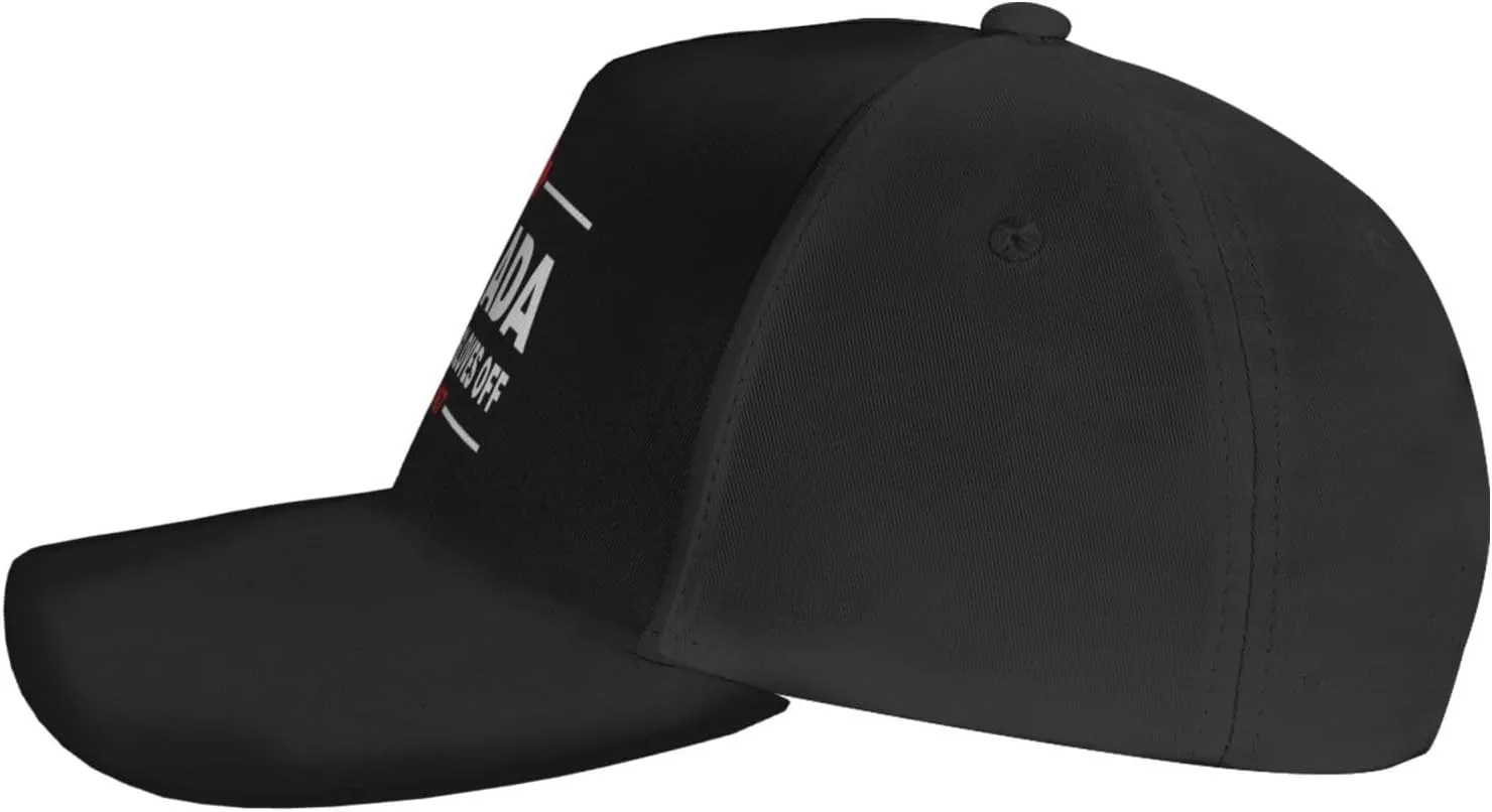 Canada Elbows Up Gloves Off Dad Hats Fashionable Baseball Cap Brim Trucker Hats Black