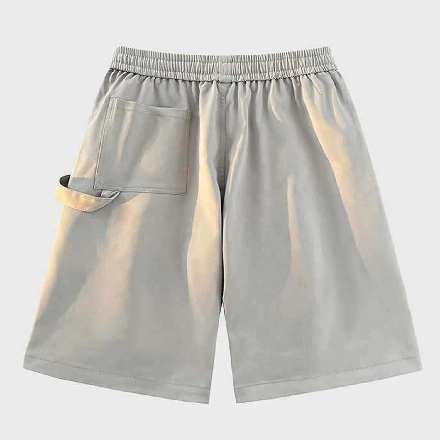 Cargo Shorts for Men Relaxed Fit Elastic Drawstring Shorts Summer Beach Fashion Athletic Outfits with Pockets