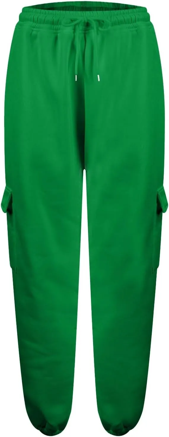 Cargo Sweatpants for Women High Waisted Baggy Fleece Lined Joggers Casual Running Athletic Thermal Workout Pants