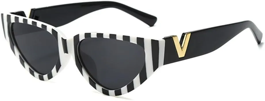 Cat Eye Small Frame Sunglasses For Women Men Retro Sun Glasses Vintage Male Female Eyewear
