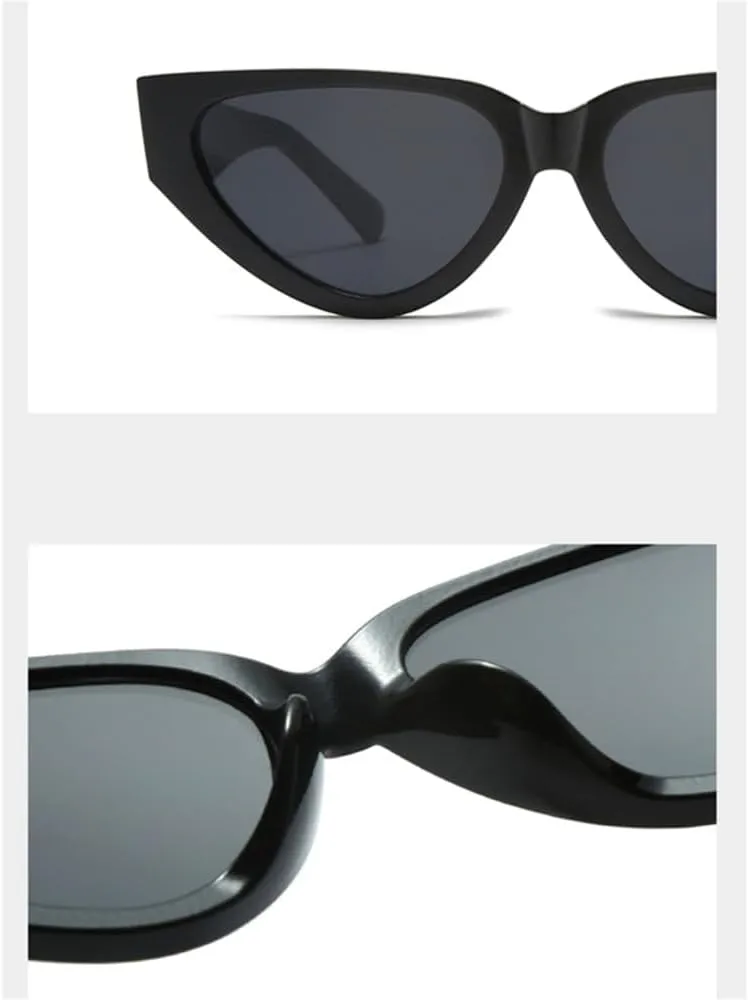 Cat Eye Small Frame Sunglasses For Women Men Retro Sun Glasses Vintage Male Female Eyewear