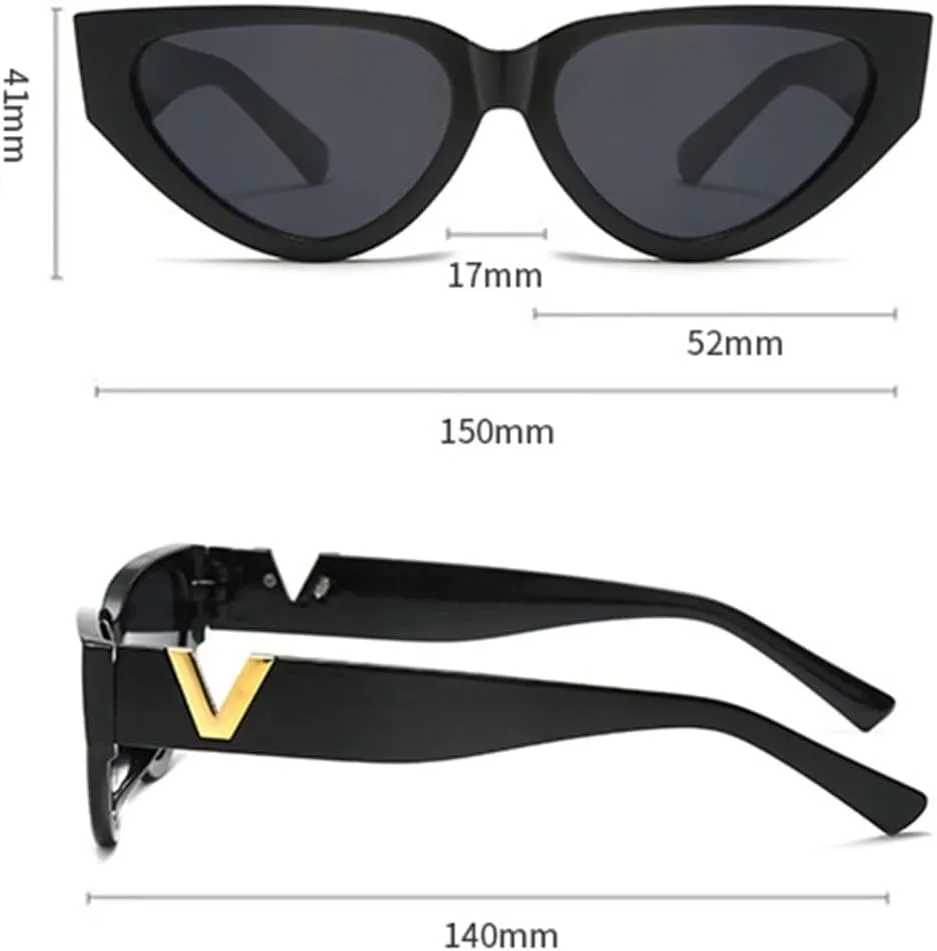 Cat Eye Small Frame Sunglasses For Women Men Retro Sun Glasses Vintage Male Female Eyewear