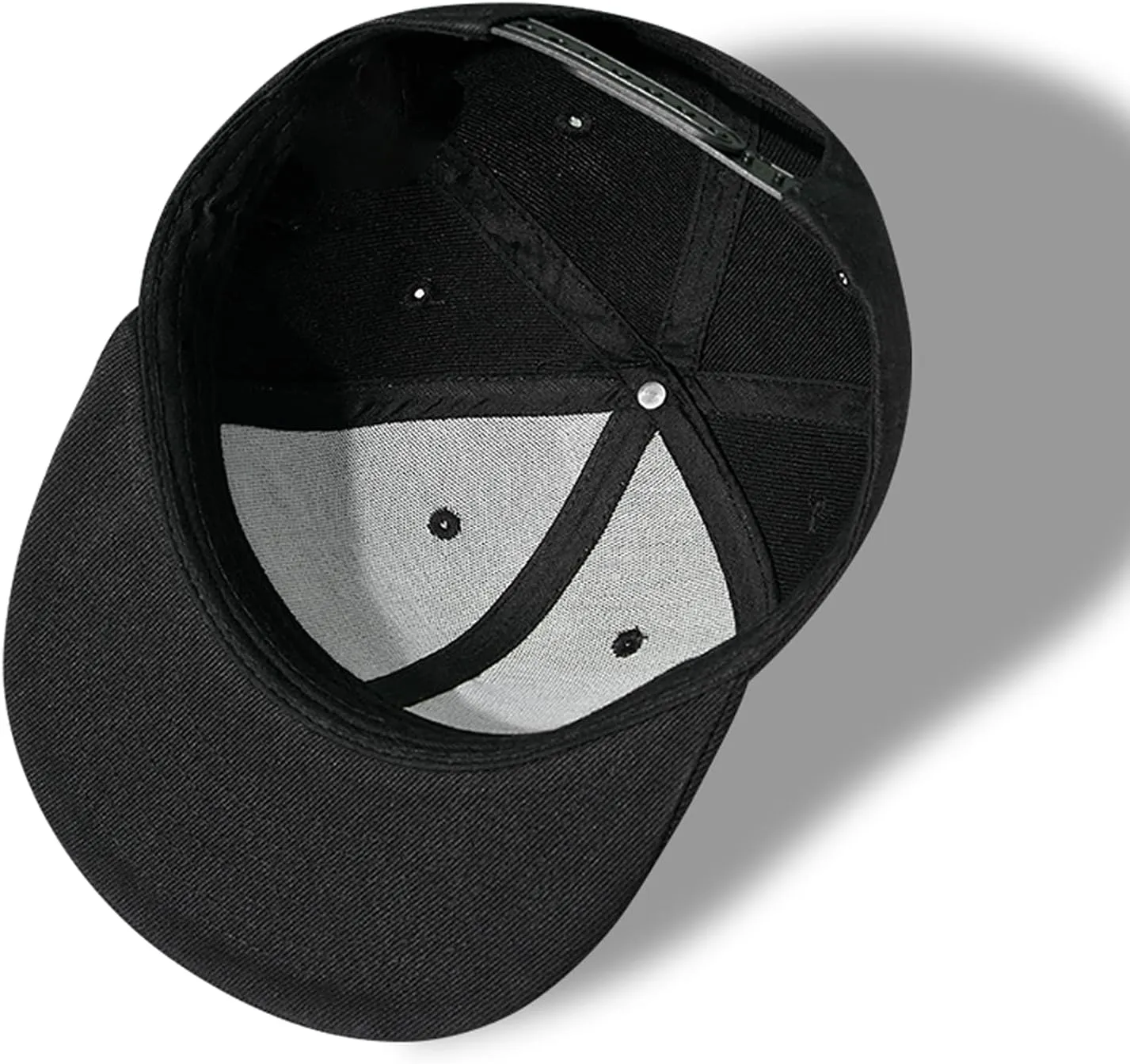 Christian Cross Snapback Hats Adjustable Baseball Cap for Men Cool Praying Skeleton Hand Hat for Men Black Flat Bill