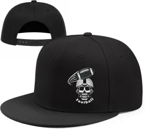 Christian Cross Snapback Hats Adjustable Baseball Cap for Men Cool Praying Skeleton Hand Hat for Men Black Flat Bill