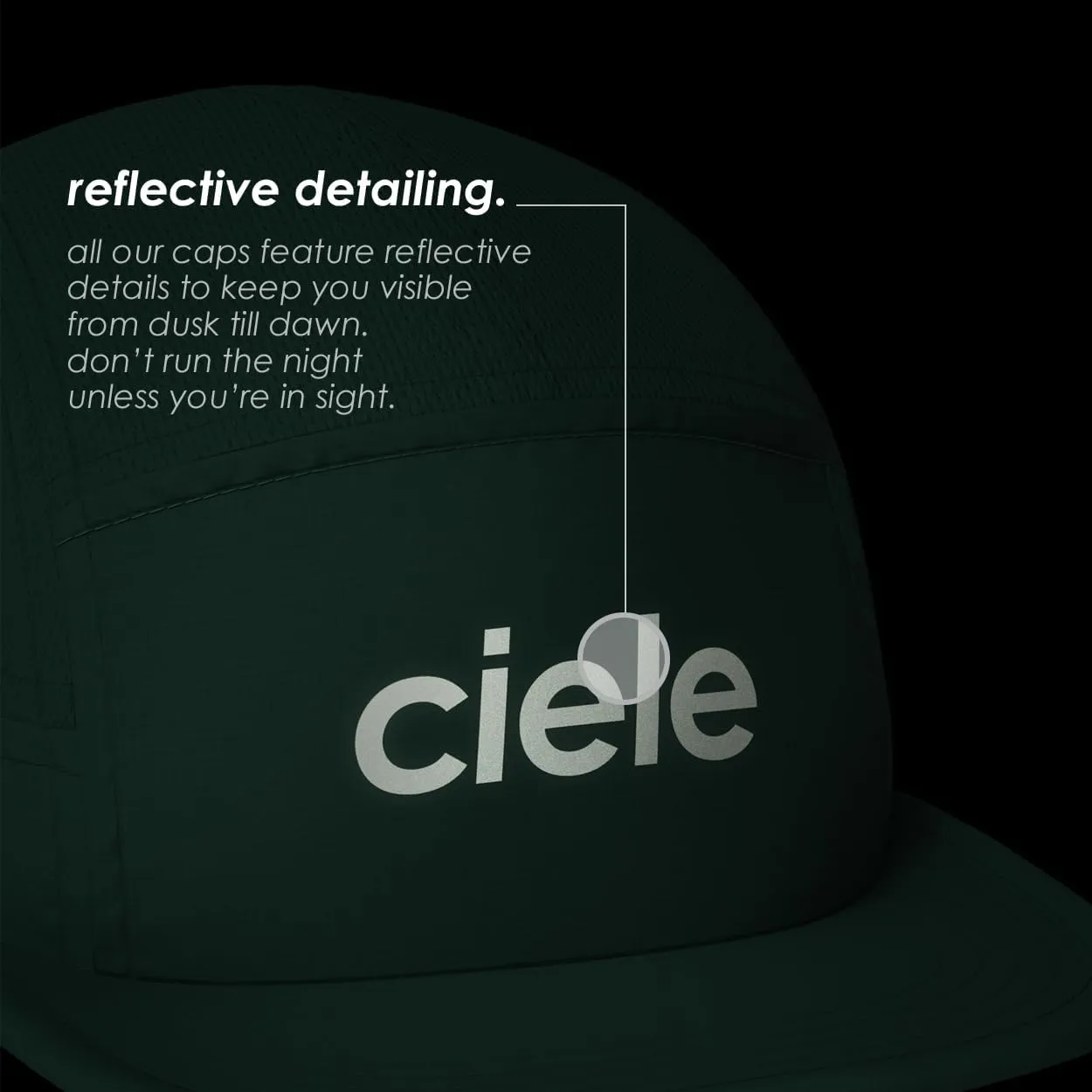 Ciele Athletics GOCap SC - Premium Washable Moisture Wicking Hat with Sun Protection, 5-Panel Knit Running Hat for Men, Women