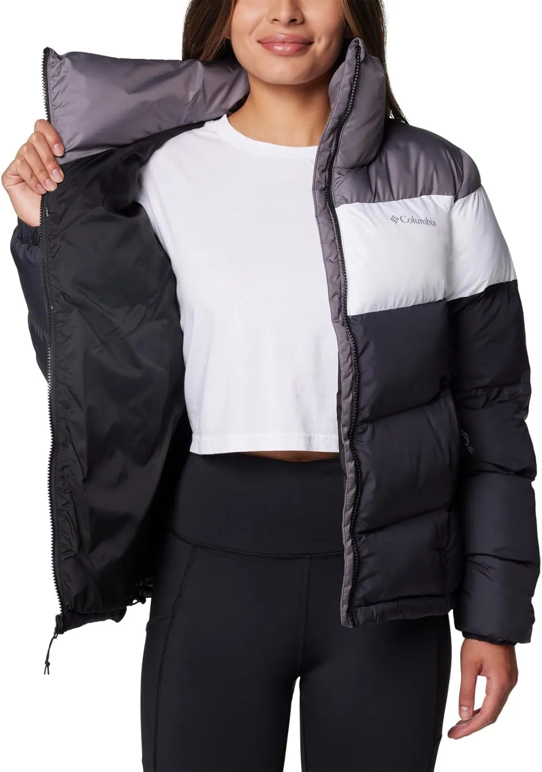 Columbia Womens Puffect Ii Colorblock Jacket