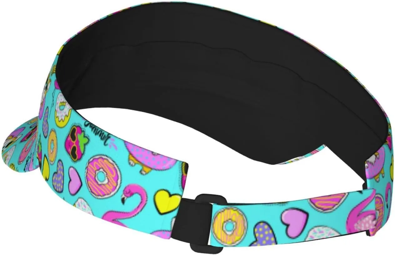 Corgi Printed Sun Visor Hats Adjustable, Women's Sun Hat, Unisex Designs, Fits Most Head Sizes