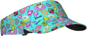 Corgi Printed Sun Visor Hats Adjustable, Women's Sun Hat, Unisex Designs, Fits Most Head Sizes