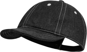 Croogo Denim Trucker Hat Short Brim Baseball Cap Low Profile Dad Hats Soft Flat Brim Hat Fashion Umpire Cap Golf Caps Unisex