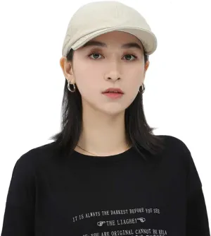 Croogo Soft Short Brim Baseball Cap Washed Cotton Dad Hats Casual Trucker Hat Fashion Flat Bill Hat Urban Street Umpire Caps