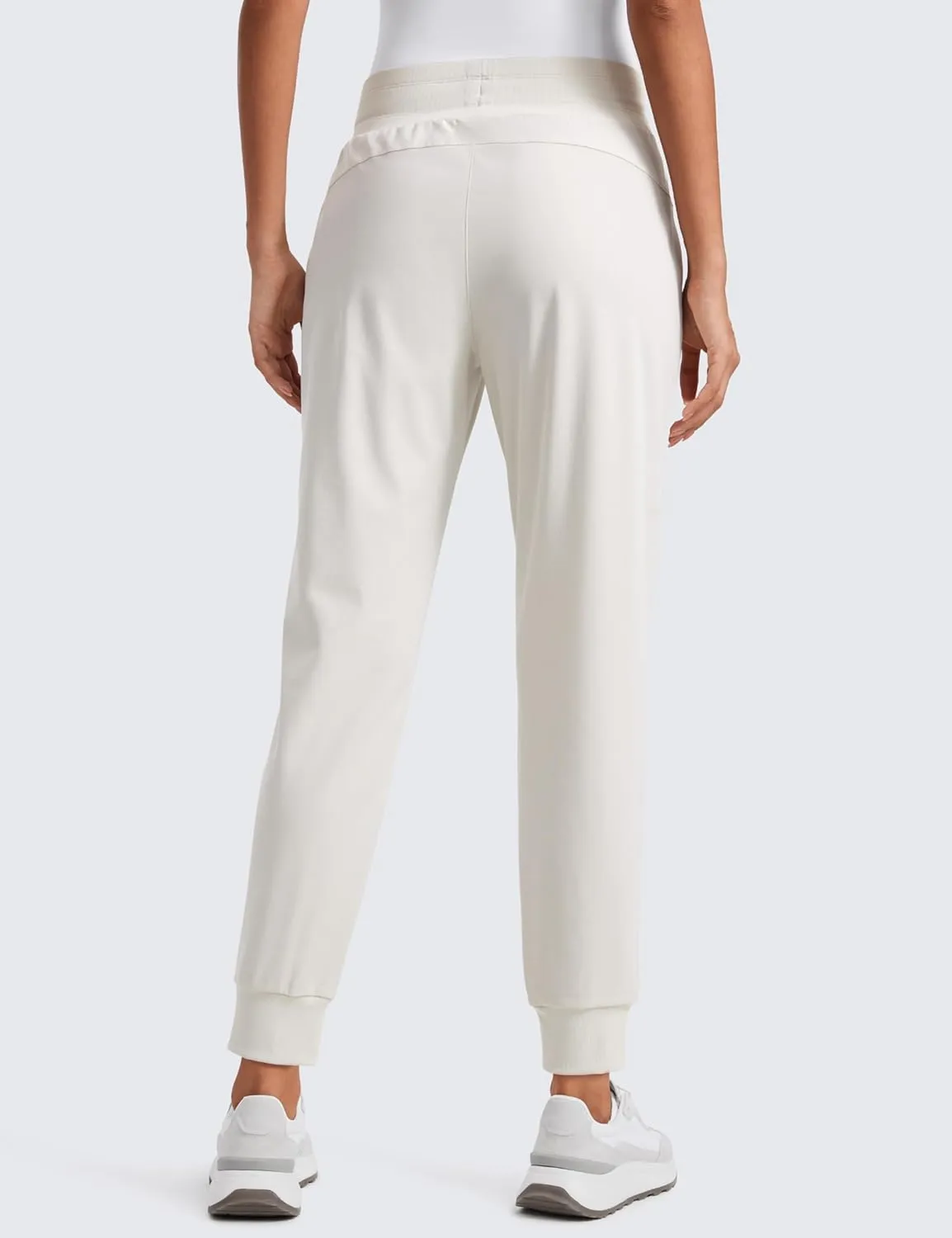 CRZ YOGA All Day Comfy Joggers for Women Golf Work Casual Hiking Travel Pants with Pockets