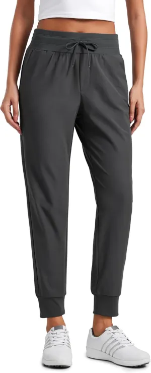 CRZ YOGA All Day Comfy Joggers for Women Golf Work Casual Hiking Travel Pants with Pockets