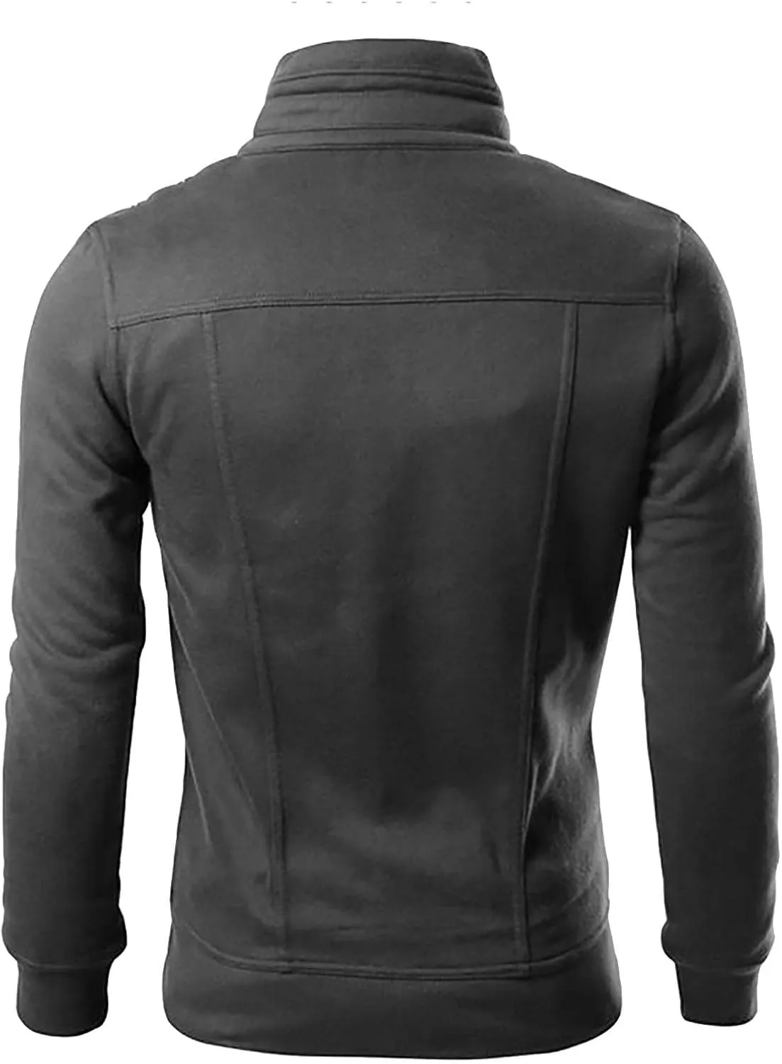 DuDubaby Men's Casual Camouflage Sports Sweatshirt Long Sleeve Zipper Hooded Jacket Coat