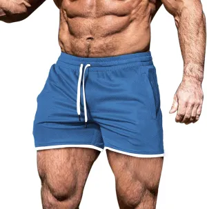 EVERWORTH Men's Workout Shorts Quick Dry Gym Shorts Bodybuilding Short Shorts, 4" Inseam Lightweight Mesh Yoga Running Shorts