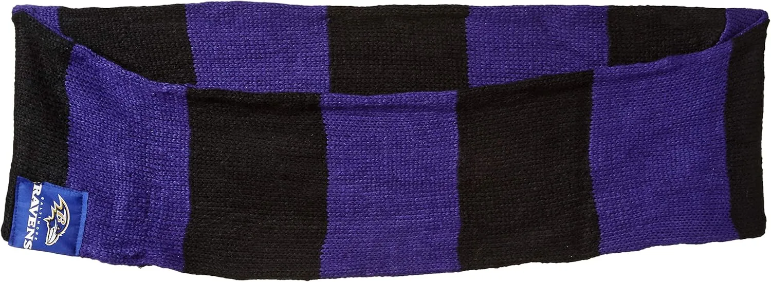FOCO NFL unisex-adult Colorblock Infinity Scarf