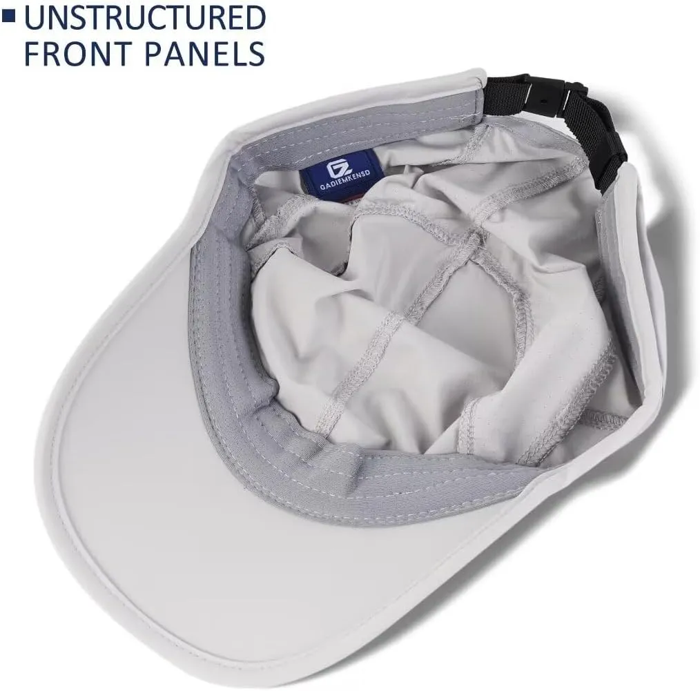 GADIEMKENSD Stretch Running Hat with Soft Brim, Quick Dry, Unstructured, Unisex-Adult