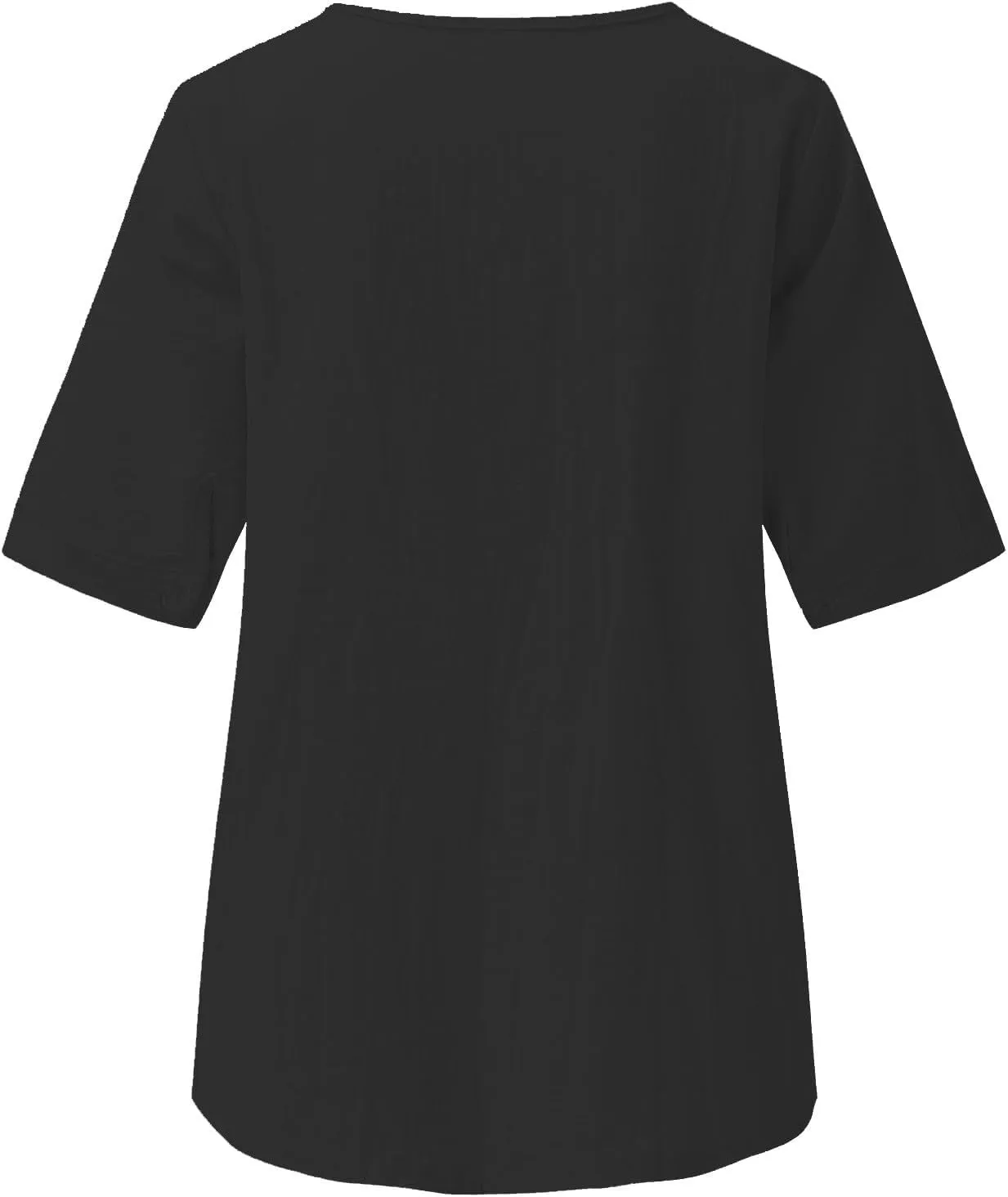 Generic 2024 Embroidered Blouses Womens Mexican Shirts Dressy Casual Short Sleeve Tunic Tops Summer Boho Cotton Linen T-Shirt