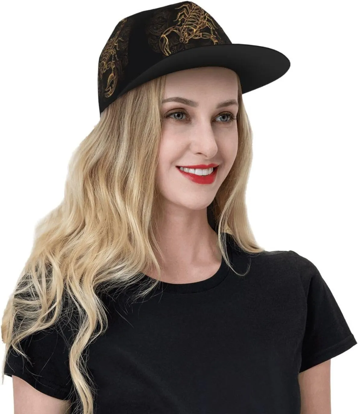 Greece Map Printed Baseball Cap, Flat Brim Hats for Men Women, Funny Adjustable Snapback Hats