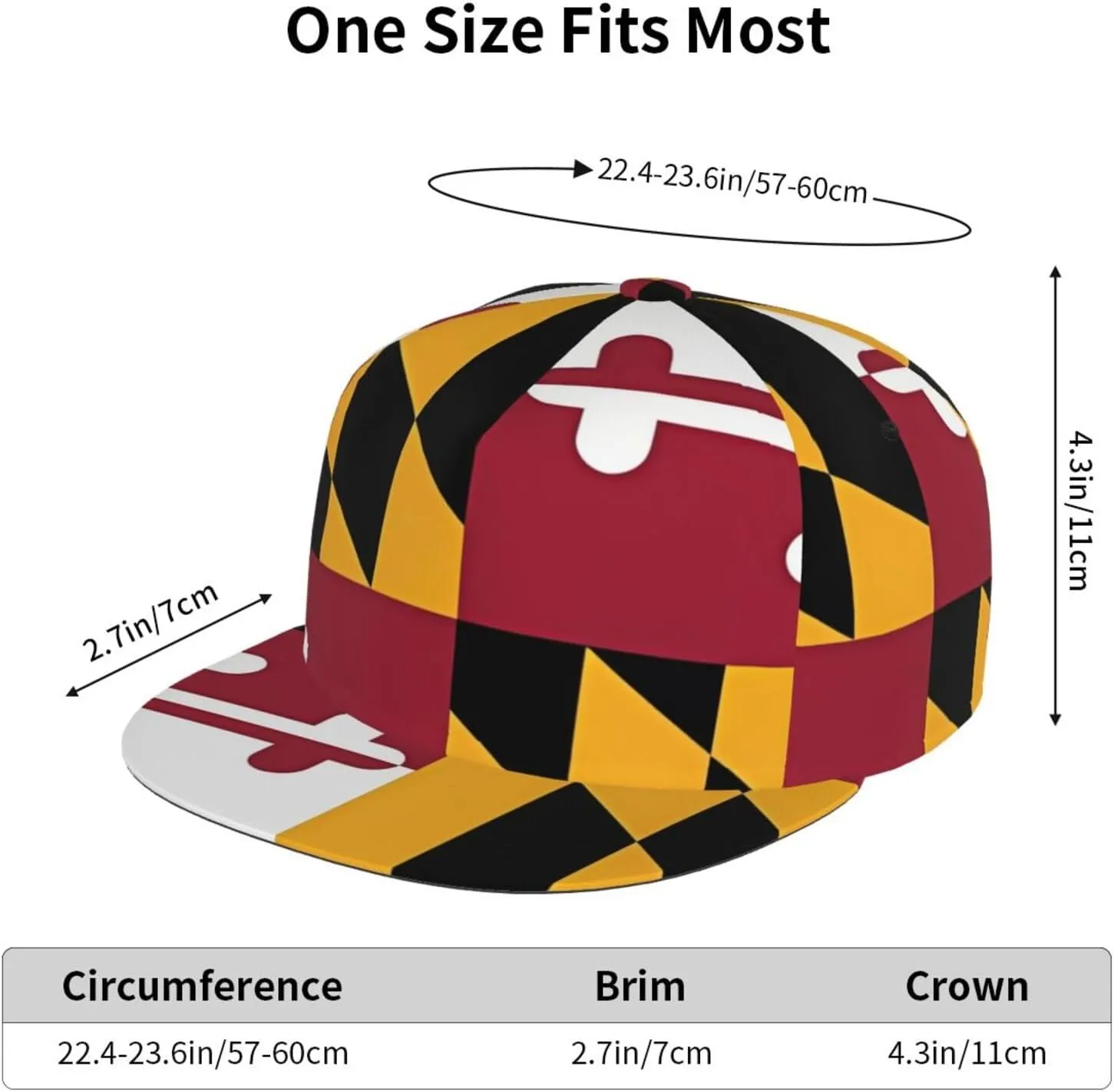 Greece Map Printed Baseball Cap, Flat Brim Hats for Men Women, Funny Adjustable Snapback Hats