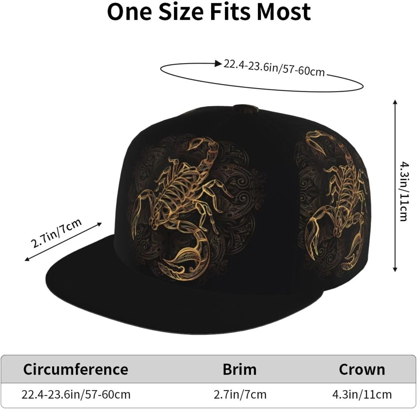 Greece Map Printed Baseball Cap, Flat Brim Hats for Men Women, Funny Adjustable Snapback Hats