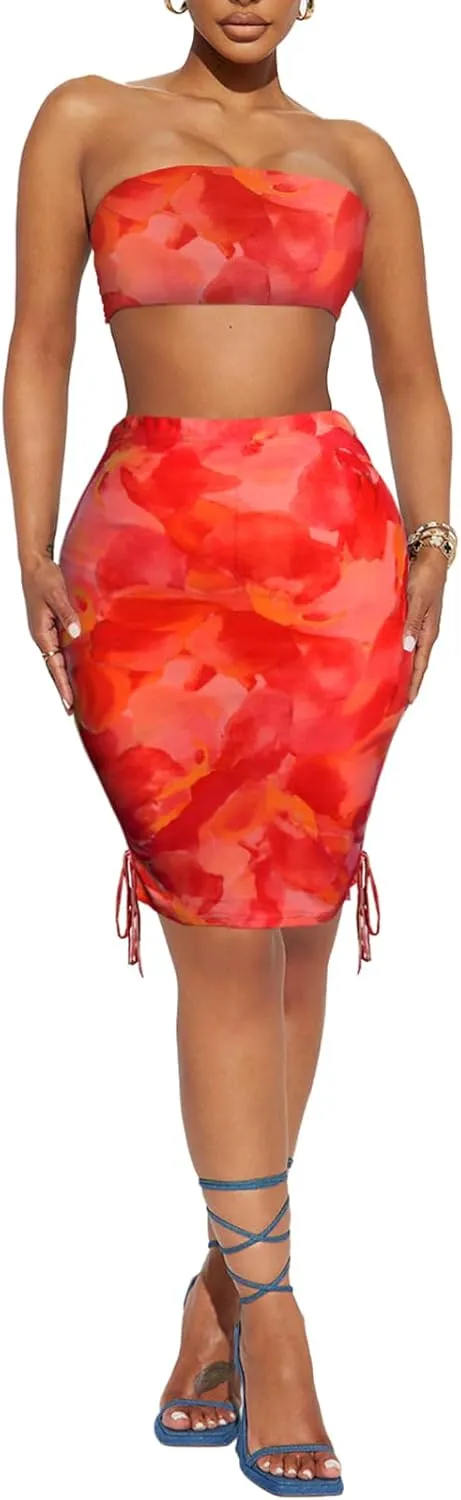 HESUUIO Women's Sexy Mesh Mini Skirt Side Drawstring Ruched Bodycon Summer Short Skirts