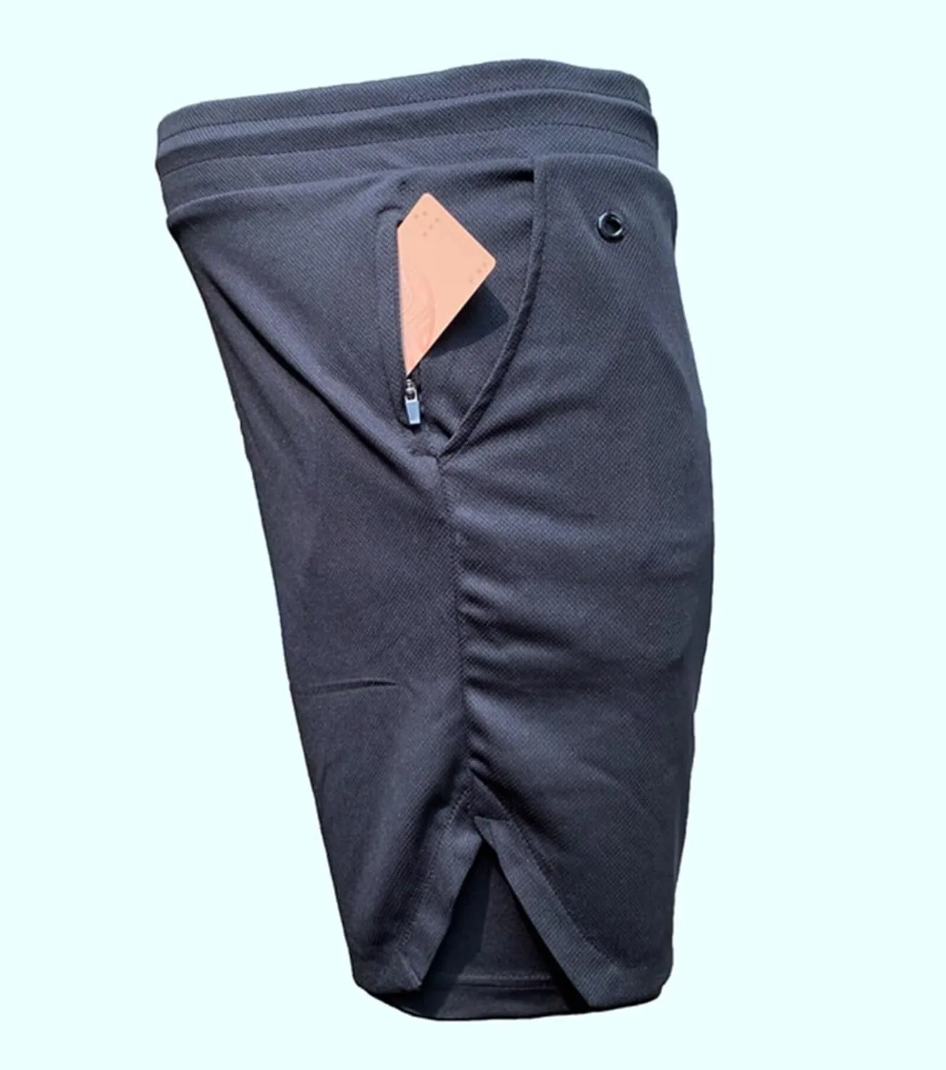 HNVAVQ Sport Athletic Training Shorts Mens Running Gym 2 in 1 Shorts with Pockets Quick Dry Gym Shorts Compression Shorts