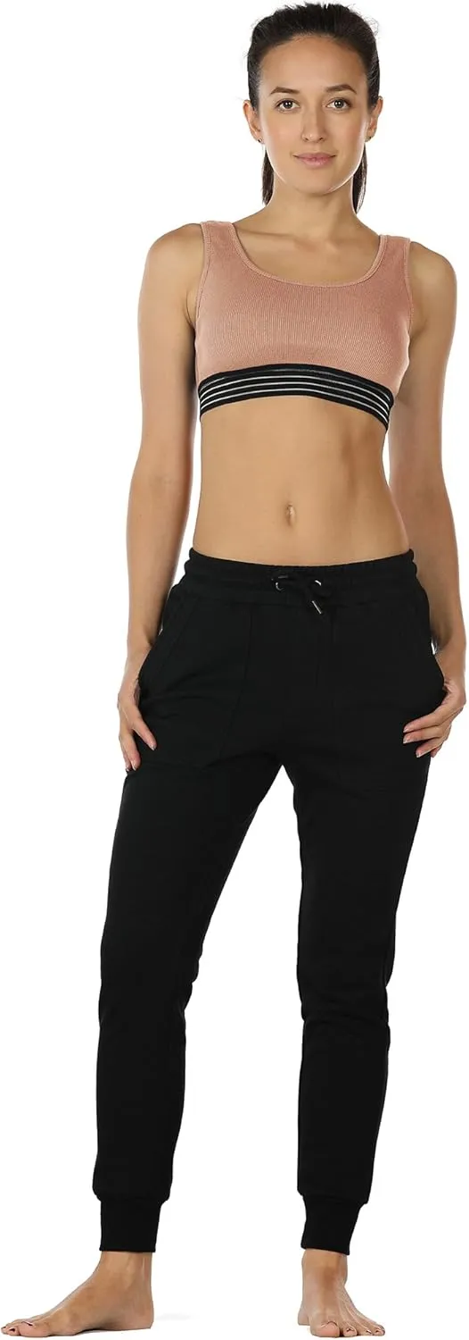 icyzone Women Sweatpants Joggers Activewear Workout Running Pants with Pockets
