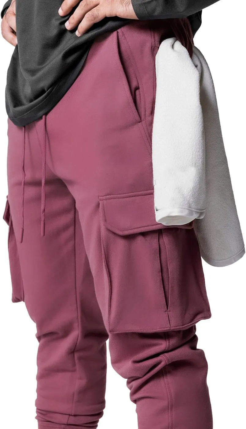 ITALYMORN Sweatpants for Men Active Fleece Jogger Track Pants with Cargo Pockets