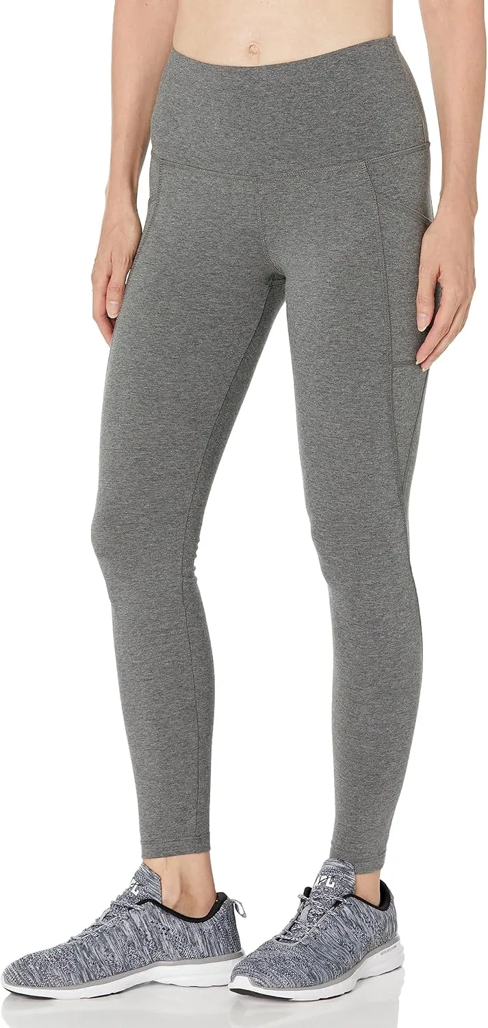 Jockey Women's Cotton Stretch Basic Ankle Legging with Side Pocket