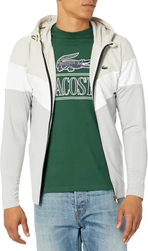 Lacoste Men's Colorblock Zip Up Hooded Sweatshirt