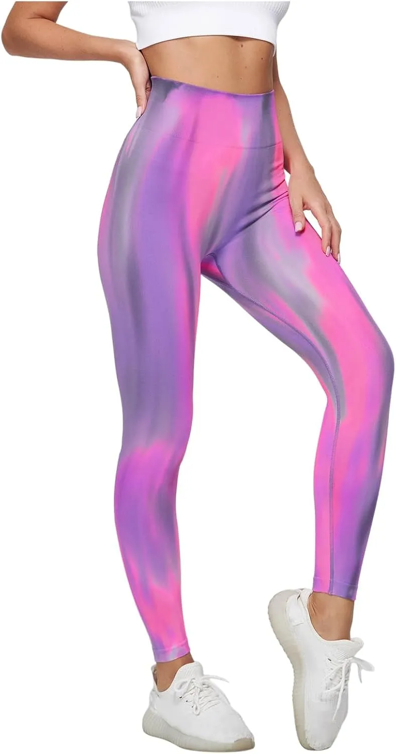 Leggings for Women Plus Size High Waisted Butterluxe Yoga Pants Tapered Lounge Pants for Workout, Yoga, Running