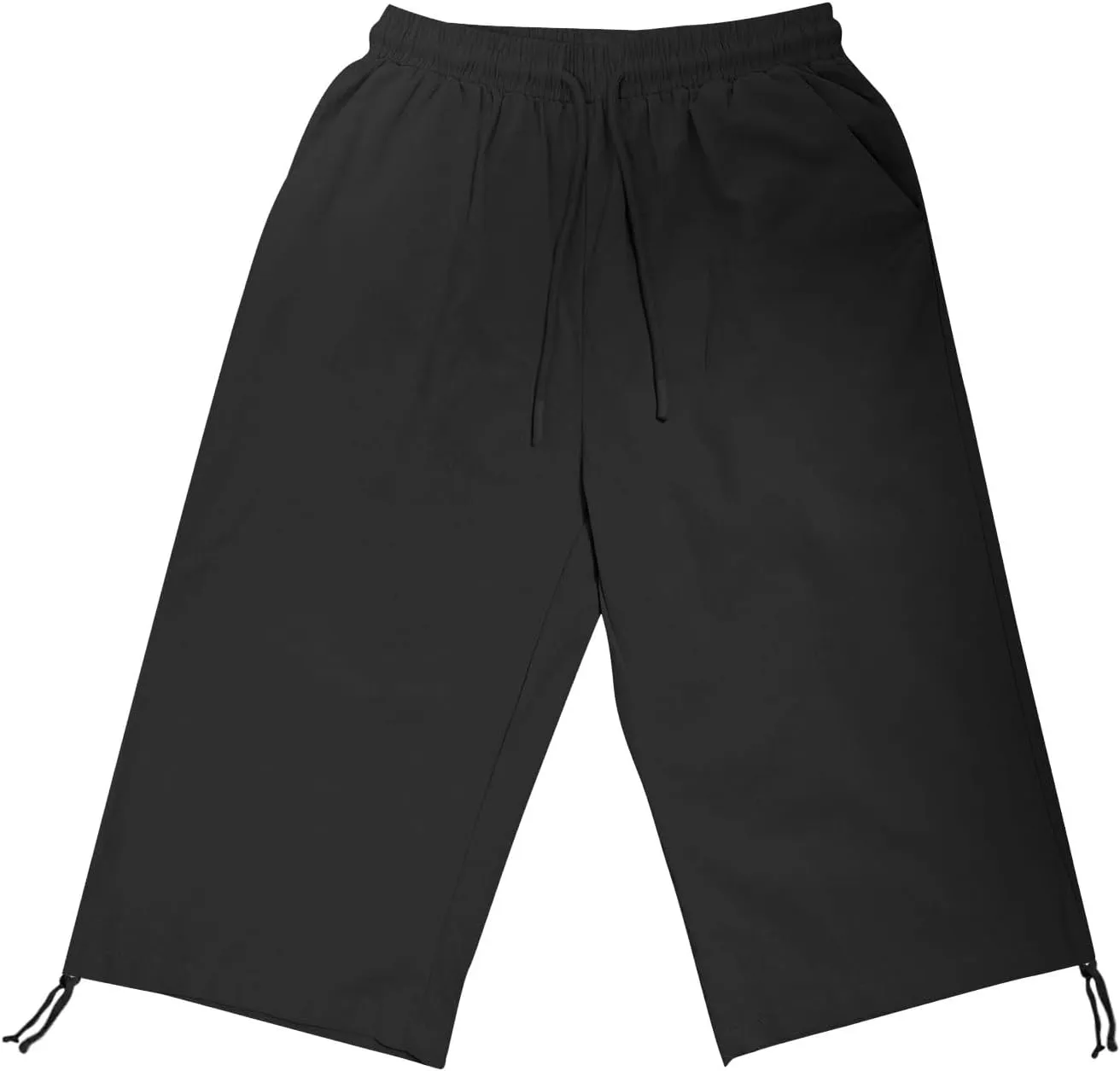 Linen Shorts for Women 2025 Knee Length Summer Shorts Drawstring High Waisted Bermuda Shorts Casual Shorts Pockets