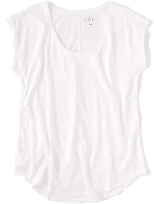 LOFT - Women's Maternity - Linen Scoop Neck Tee