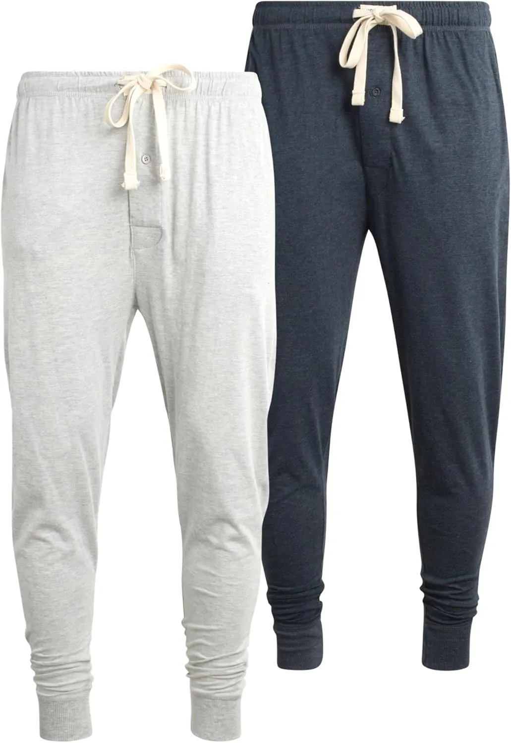 Lucky Brand Mens Pajama Pants – 2 Pack Micro Suede Knit Bottom Joggers for Men with Side Pocket - Mens Lounge Pants (S-XL)