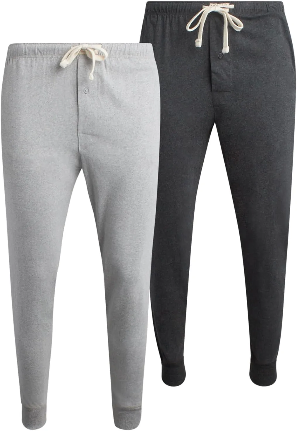 Lucky Brand Mens Pajama Pants – 2 Pack Micro Suede Knit Bottom Joggers for Men with Side Pocket - Mens Lounge Pants (S-XL)