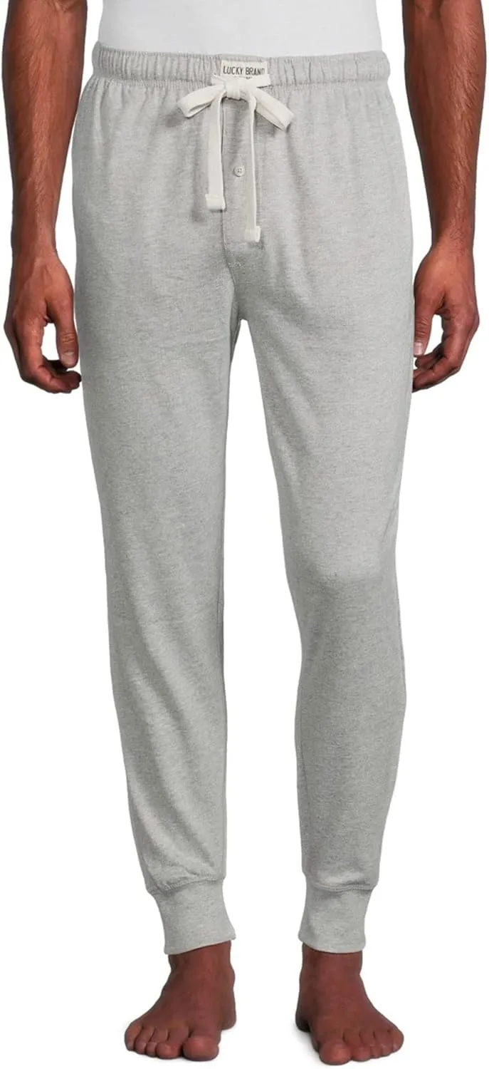 Lucky Brand Men's Pajama Pants – Breathable Sleep Bottoms and Jogger Pants with Side Pocket - Casual Joggers for Men (S-XL)
