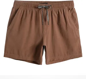 maamgic Men's 5 inch Inseam Shorts Pull-On Relaxed Fit Comfort Stretch Short Shorts with Pocket
