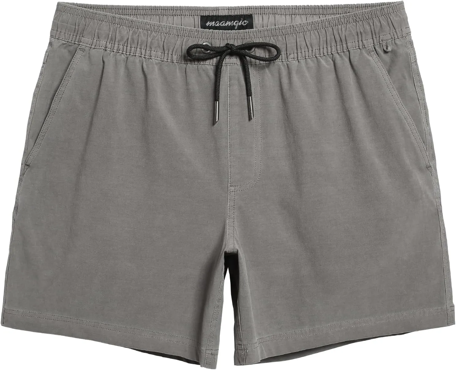 maamgic Men's 5 inch Inseam Shorts Pull-On Relaxed Fit Comfort Stretch Short Shorts with Pocket