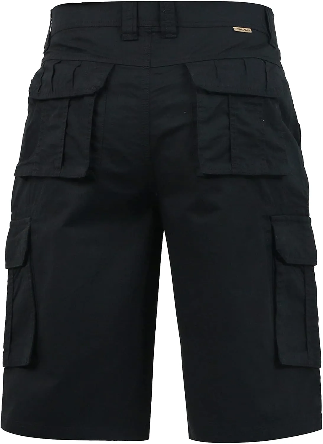 Men's Camo Cargo Relaxed Fit Outdoor Hiking Twill Multi Pockets Shorts