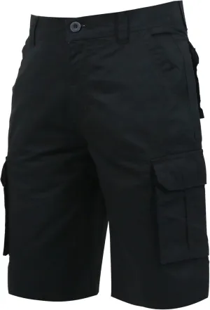 Men's Camo Cargo Relaxed Fit Outdoor Hiking Twill Multi Pockets Shorts