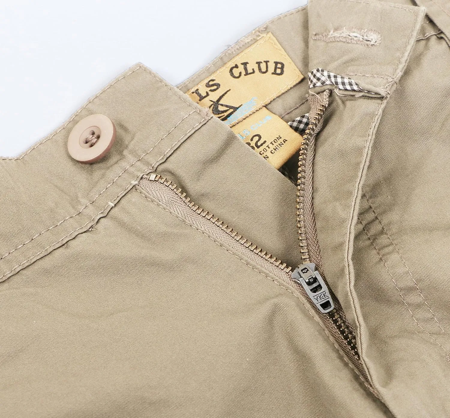 Men's Camo Cargo Relaxed Fit Outdoor Hiking Twill Multi Pockets Shorts