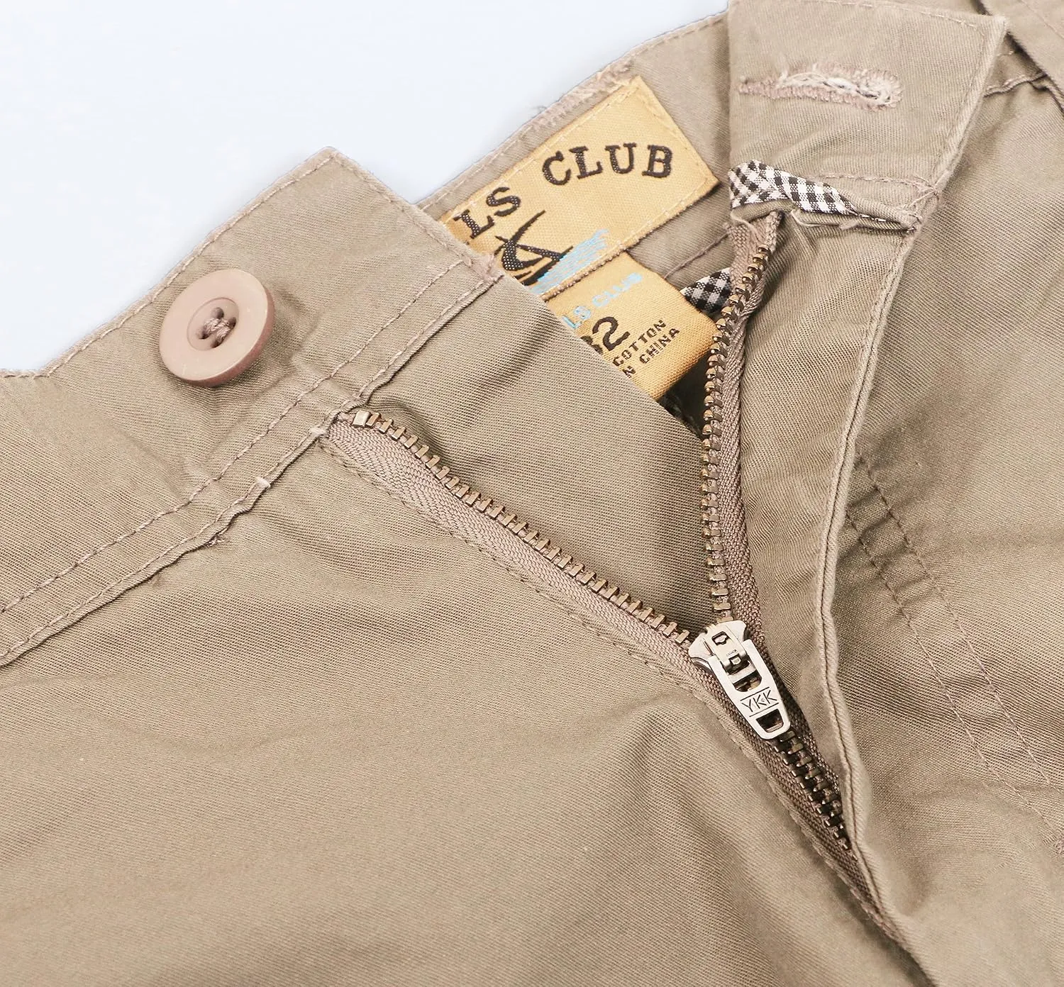 Men's Camo Cargo Relaxed Fit Outdoor Hiking Twill Multi Pockets Shorts