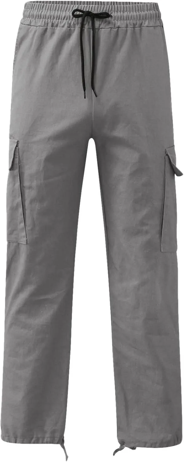 Mens Cargo Pants Baggy Outdoor Waterproof Hiking Work Pants Stretch Multi Pockets Lightweight Classic Tactical Pants