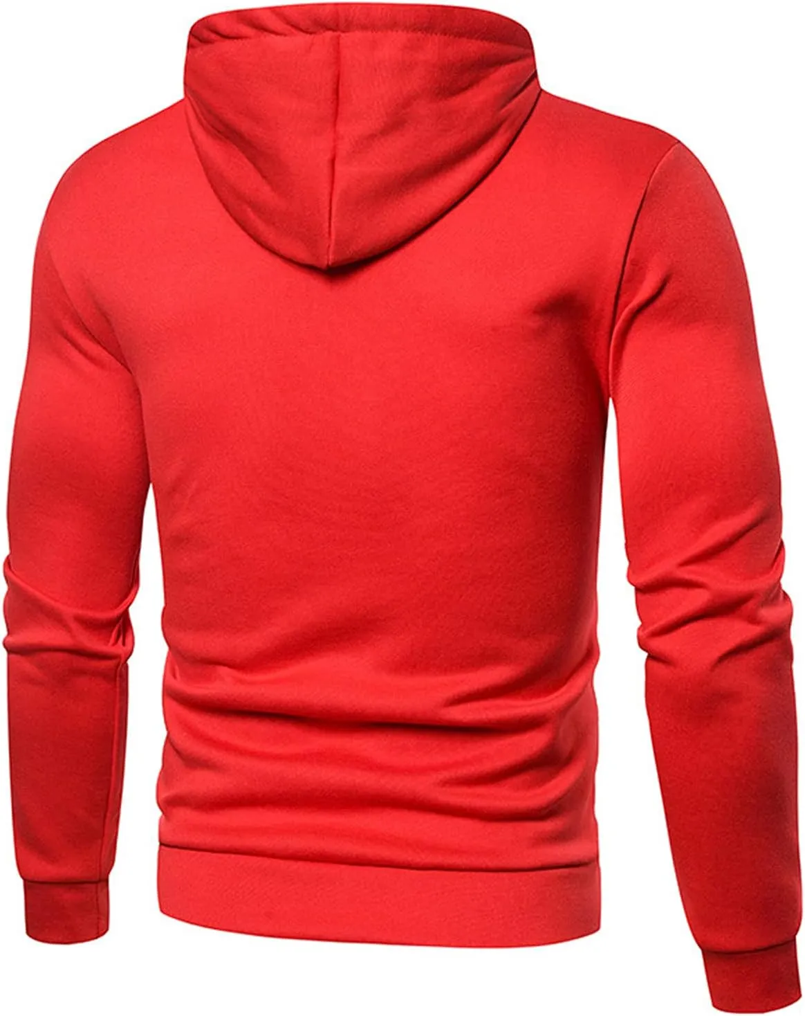 Mens Full Zip Hoodies 2023 Color Block Long Sleeve Casual Drawstring Sweatshirt Sport Outwear Jacket with Pockets